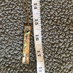 Modcloth Long Gold Pendant Necklace